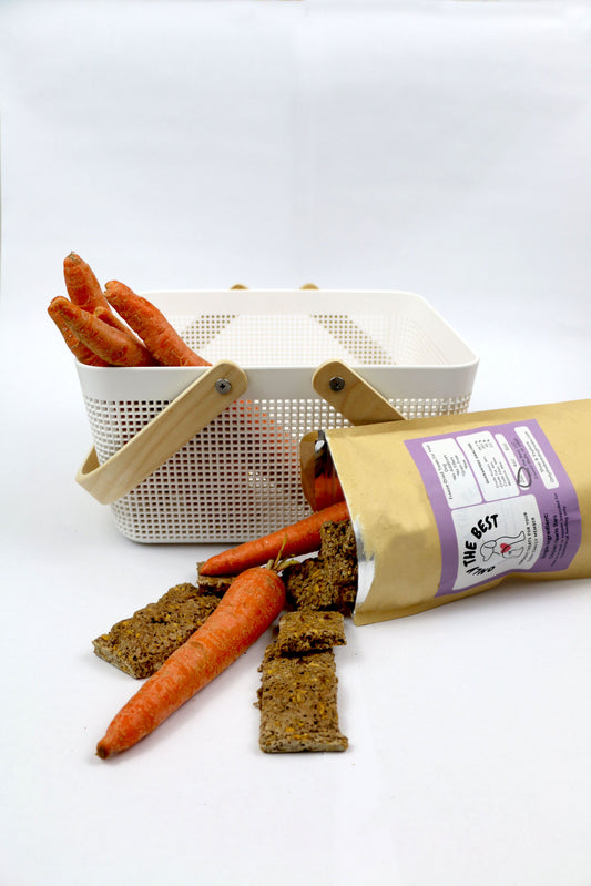 Chicken Heart Bars with Carrots